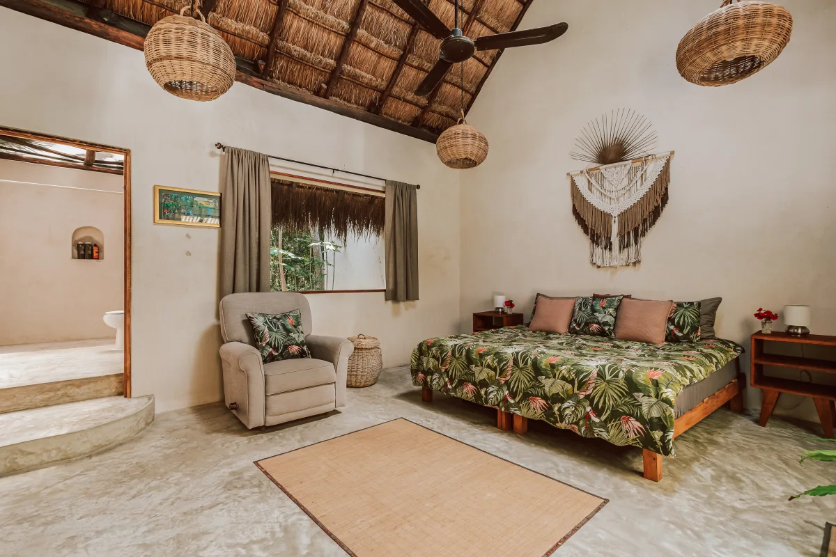 The Ananda King room at Casa Arkaana