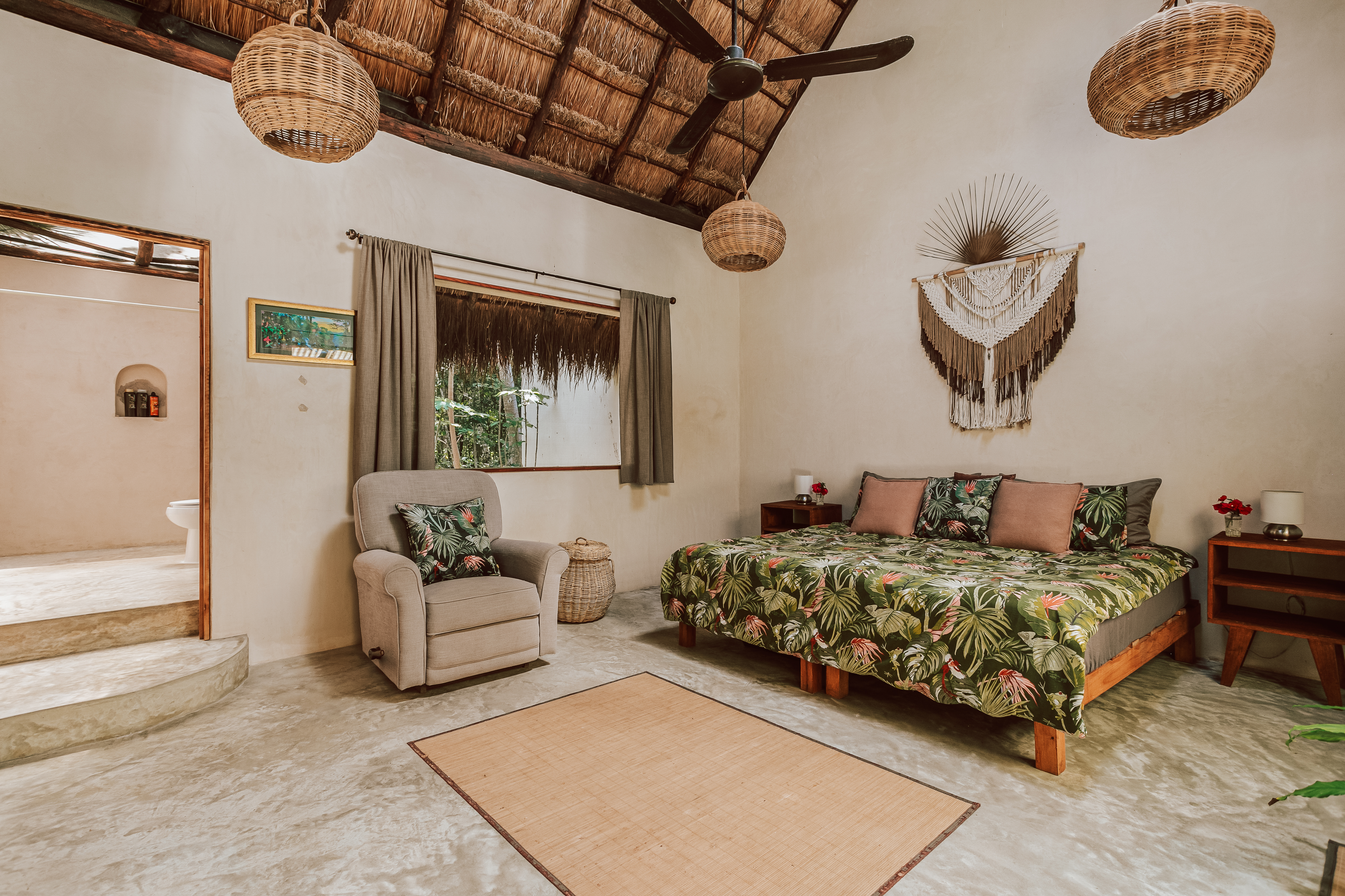 The Ananda King room at Casa Arkaana